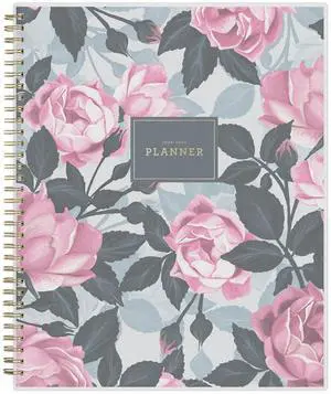 2025-2026 Blue Sky Roosevelt Pink Frost Weekly/Monthly Academic Planning Calendar, 8-1/2" x 11", July 2025 to June 2026, 128691-A