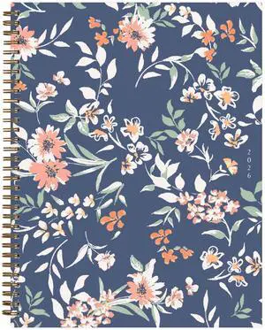 2026 Blue Sky Green Earth Weekly/Monthly Planner, 8-1/2" x 11", Effie, January To December, 138325