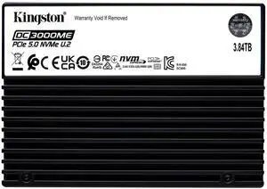 Kingston SEDC3000ME/3T8 2.5" U.2 3.84TB PCI-Express 5.0 x4 3D eTLC Solid State Disk