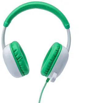 AVID WonderEars AP-400 Headset - Stereo - Mini-phone (3.5mm) - Wired - 32 Ohm - 20 Hz to 20 kHz - Over-the-head, On-ear - Binaural - Supra-aural - 5 ft Cable - Omni-directional Microphone - Green, Whi