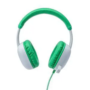 AVID WonderEars AP-400 Headset - Stereo - USB Type C - Wired - 32 Ohm - 20 Hz to 20 kHz - Over-the-head, On-ear - Binaural - Supra-aural - 5 ft Cable - Omni-directional Microphone - Green, White