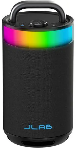 JLab Epic Party Portable Bluetooth Speaker System - 100 W RMS - Black - 40 Hz to 20 kHz - Battery Rechargeable
