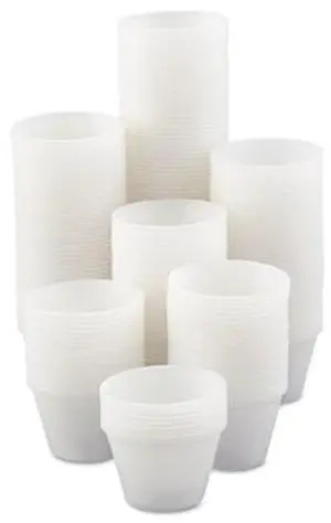 Solo Cup Company P400N Polystyrene Portion Cups, 4oz, Translucent, 250/bag, 10 Bags/carton