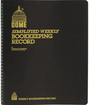 Dome Bookkeeping Record Book (dom-600)