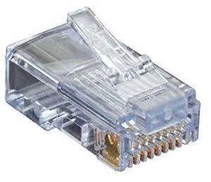 Black Box EZ Series Network Connector - 100 Pack - RJ-45 Network Male (C5EZUP100PAK)
