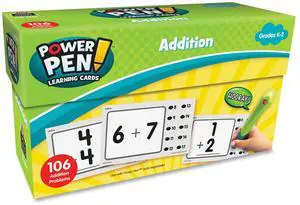 Teacher Created Resources Power Pen Learning Card - Theme/subject: Learning - Skill Learning: Addition - 53 Pieces (tcr-6456)
