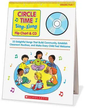 Scholastic Circle Time Sing-along Flip Chart & Cd Education Printed/electronic Book By Paul Strausman - Cd-rom, Book - 26 Pages (shs-0439635241)