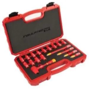 Titan 66100 Tool 18-piece 1/4 In. Drive Vde Insulated Socket Set