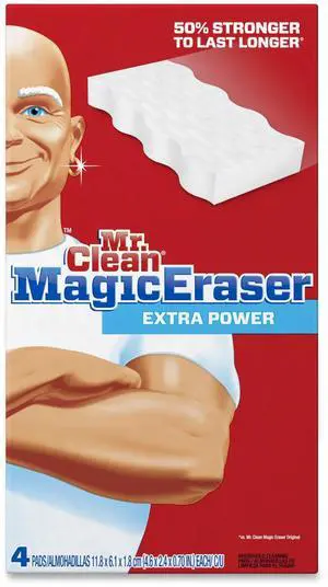 Mr. Clean Magic Eraser Extra Power - Sponge - 32 / Carton - White (82038ct)