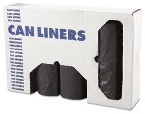 Boardwalk 4347SEH Xx-heavy-grade Can Liners, 43 X 47, 56gal, 1.1mil, Gray, 25/roll, 4 Rolls/carton