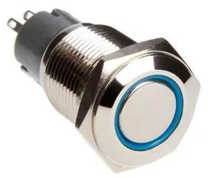 Race Sport LED Two Position On/Off Switch Blue (rs-2p16mm-ledb)