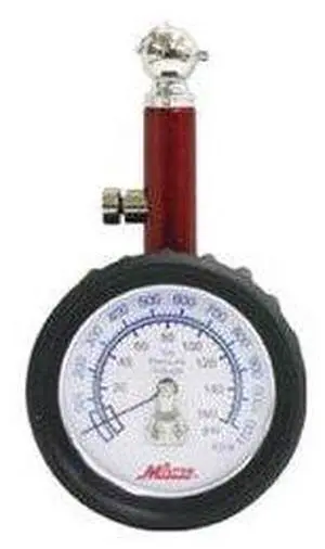 Milton Industries S-933 Dial Tire Gauge, 0-160 Psi - 5 Lb Increments