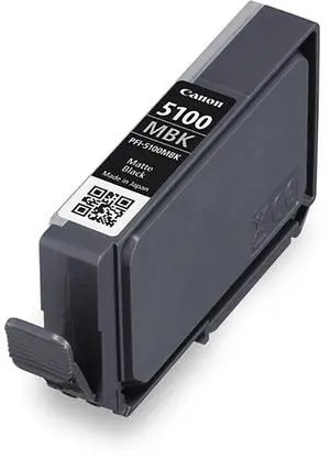Canon Lucia PRO II PFI-5100 14.4ml Pigment Ink Tank for PRO-310, Matte Black