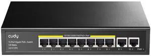 Cudy GS1010PE 8-Port Gigabit PoE+ Unmanaged Network Switch with 2x Uplink Port Cudy GS1010PE 8-Port Gigabit PoE+ Unmanaged Network Switch with 2x Uplink Port