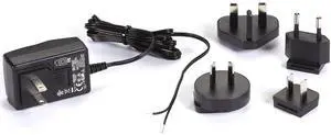 Black Box Wallmount Power Supply with Bare Leads 120-VAC/12-VDC PS1003R2 Black Box Wallmount Power Supply with Bare Leads 120-VAC/12-VDC PS1003R2