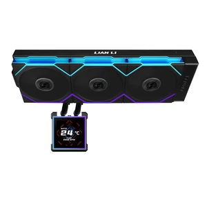 Lian Li Hydroshift II-S LCD 360TL Flex Liquid CPU Cooler | 360mm AIO | 3.4" LCD Square Screen | Daisy-Chain | Low-Noise | Intel LGA 1851/1700, AMD AM5/AM4 | 3X TL Flex 120 RGB Fan- Black(HS2LCDS36TFB) Lian Li Hydroshift II-S LCD 360TL Flex Liquid CPU Cooler | 360mm AIO | 3.4" LCD Square Screen | Daisy-Chain | Low-Noise | Intel LGA 1851/1700, AMD AM5/AM4 | 3X TL Flex 120 RGB Fan- Black(HS2LCDS36TFB)