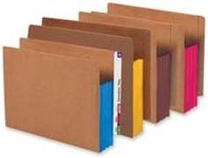 Smead Manufacturing Company SMD73680 Extra Wide File Pockets- 3-.50 Exp- Letter- Green