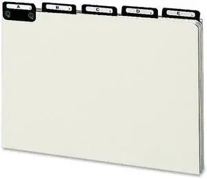 Smead Pressbrd File Guides A-Z 1/5 Metal Tab Legal GY/GN 52576