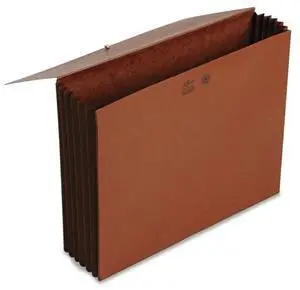 Smead Manufacturing Company SMD71186 Expanding Wallet- 5-.25in. Exp- Letter- 12-.38in.x10in.- Red