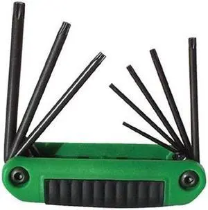 Eklind Ergo-Fold Torx Key, 8-Piece 25581