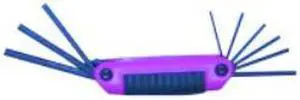 EKLIND 25911 9 Piece SAE Fold-Up Hex Key Set, 25911