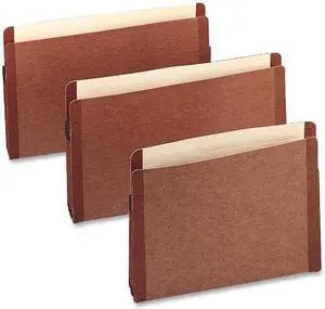 Pendaflex Expanding File Pockets Vertical 1-3/4" Exp Letter 10/BX Red 85141