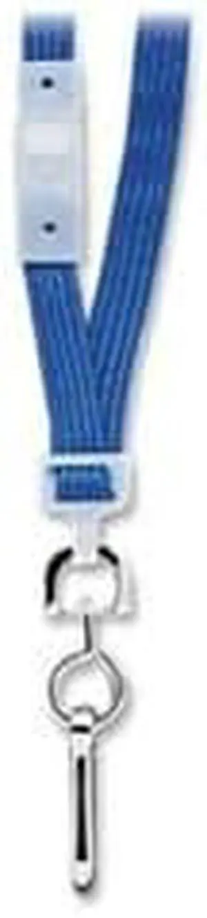 Baumgartens Breakaway Lanyards, w/ Adj. Slide, 35" ,12/BX, Black 65549