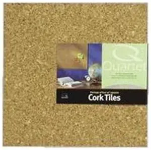 Quartet Cork Panels Self-stick 12"x12" 4/PK Natural 102Q
