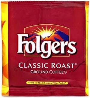 Coffee Filter Packs, Regular, In-Room Lodging, .6 oz., 200/Carton