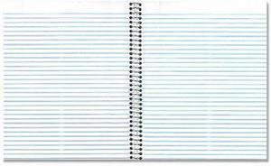 National 3 Subject Wirebound Notebook College Rule 6 x 9 1/2 White 150 Sheets 33360
