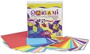 Pacon 72230 Origami Paper, 30 lbs., 9-3/4 x 9-3/4, Assorted Bright Colors, 55 Sheets/Pack