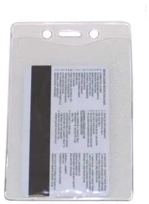 Advantus 75419 Security ID Badge Holder  Vertical  50 Per Box