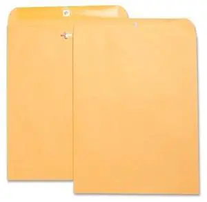 Business Source Hvy-duty Clasp Envelopes 11-1/2"x14-1/2" 100/BX Brown Kraft