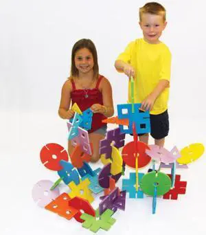 Chenille Kraft WonderFoam Giant Design Shapes Assorted 40 Pieces 4464
