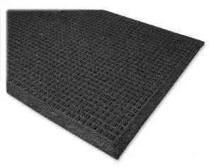 Genuine Joe Indoor Floor Mats 2'x3' Charcoal Gray 58935