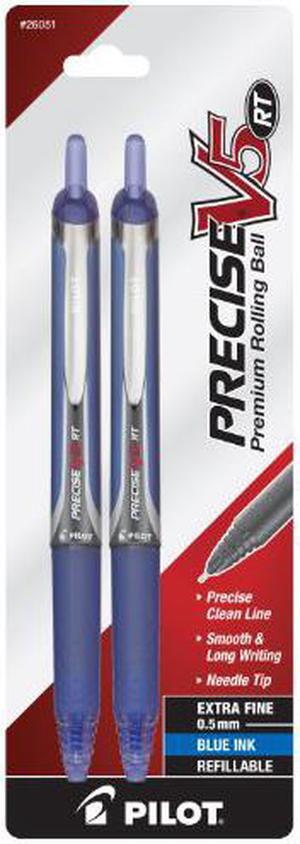 Precise V5 Retractable Roller Ball Pen 2 Pk*6