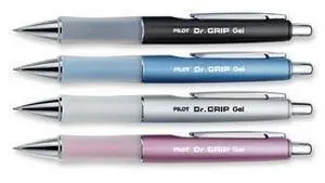 Pilot Pen Gel Retractable Black Ink/Assorted Barrel 36274