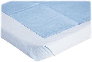 Medline Industries- INC. MIINON24335 Stretcher Sheet- Disposable- 40in.x90in.- Blue