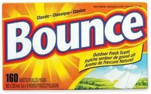 Bounce Fabric Softener Sheets, 160 Sheets/Box, 6 Boxes/Carton