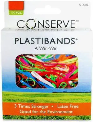 Baumgartens PlastiBands Assorted Sizes 200/BX Assorted SF7000