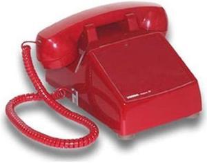 Viking Electronics - K-1900D-2 - Viking Electronics K-1900D-2 Standard Phone - Red - 1 x Phone Line
