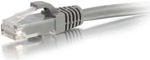 C2G 00671 C2G 35ft Cat6a Snagless Unshielded (UTP) Network Patch Cable - Gray - Category 6a for Network Device - RJ-45 Male - RJ-45 Male - 10GBase-T - 35ft - Gray