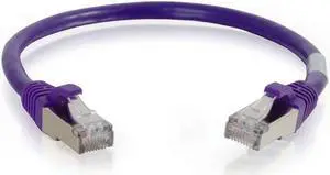 C2G 14FT CAT6 SNAGLESS SHIELDED (STP) NETWORK PATCH CABLE - PURPLE