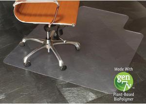 Es Robbins Natural Origins Chair Mat With Lip For Hard Floors 36 x 48 Clear 143002