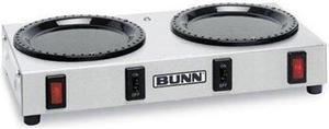 BUNN WX2 Two Station Warmer Plate, 130 W - Stainless Steel - Stainless Steel