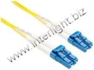 7 Meter Fiber Optic Patch Cable, LC-LC, 9/125 Singlemode Duplex, PVC OFNR Jacket, Yellow