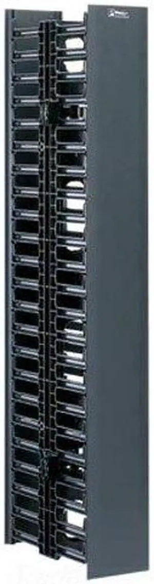 Panduit - WMPV22E - Cable Accessories Vertical Cable Management Acrylonitrile Butadiene Styrene Black