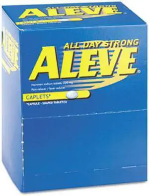 Pain Reliever Tablets, 50 Packs/Box