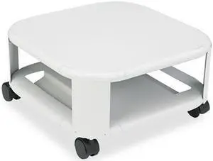 Master Mobile Printer Stand Two-Shelf 17-4/5w x 17-4/5d x 8-1/2h Platinum 24050