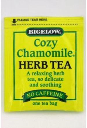 Bigelow Single Flavor Tea, Cozy Chamomile, 28 Bags/Box 00401